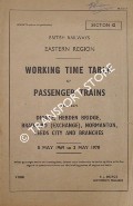Working Time Table of Passenger Trains - Section G - Diggle, Hebden Bridge, Bradford (Exchange), Normanton, Leeds City and Branches - 5 May 1969 to 3 May 1970 by British Railways Eastern Region